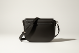 Modern Everyday Shoulder Bag in Black Coffee, back view