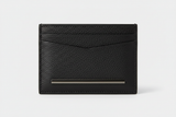 Luxury Essential Card Holder in Velvet Phantom Noir, front view