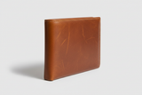 Luxury Long Wallet in Bronze, side angle view