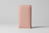Luxury Long Wallet in Pink, front view