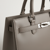Moonrock Ash Grey – Leather/Hardware Close-up